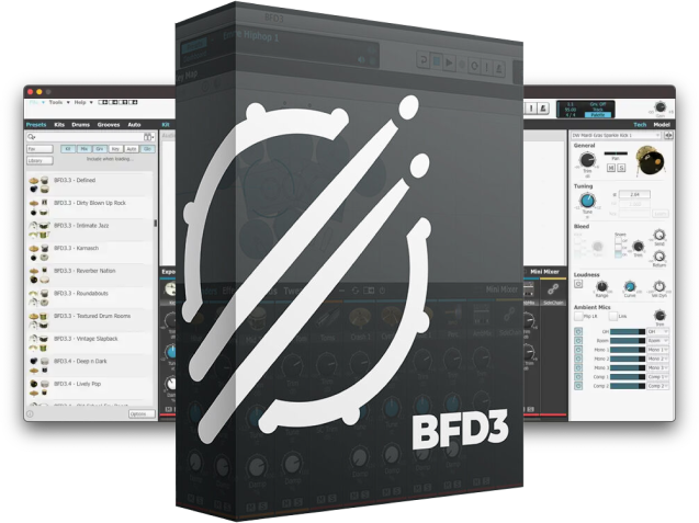 BFD3 Evolved Acoustic Drum Software